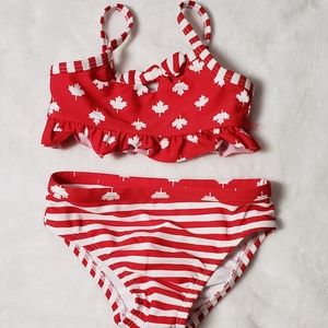 Canada day swim wear for baby